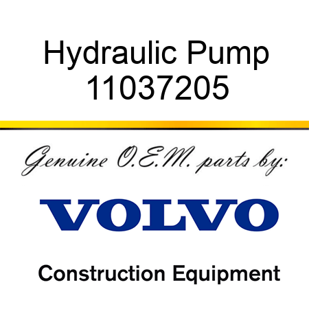 Hydraulic Pump 11037205