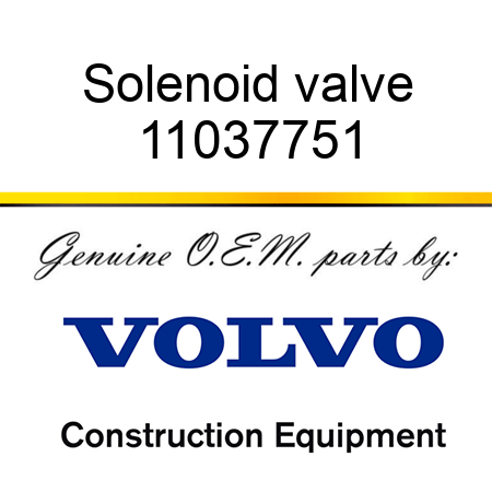 Solenoid valve 11037751