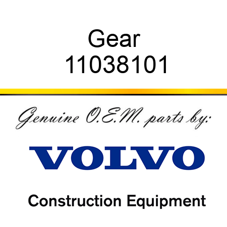 Gear 11038101