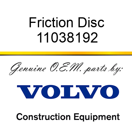 Friction Disc 11038192