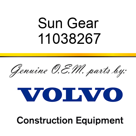 Sun Gear 11038267