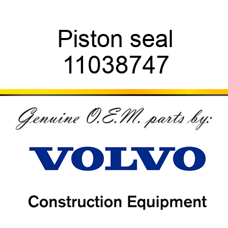 Piston seal 11038747