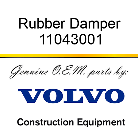 Rubber Damper 11043001