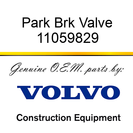 Park Brk Valve 11059829