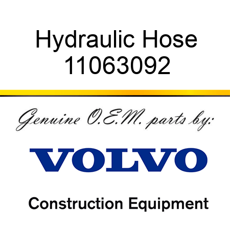 Hydraulic Hose 11063092