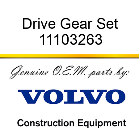 Drive Gear Set 11103263