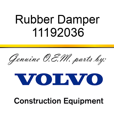 Rubber Damper 11192036