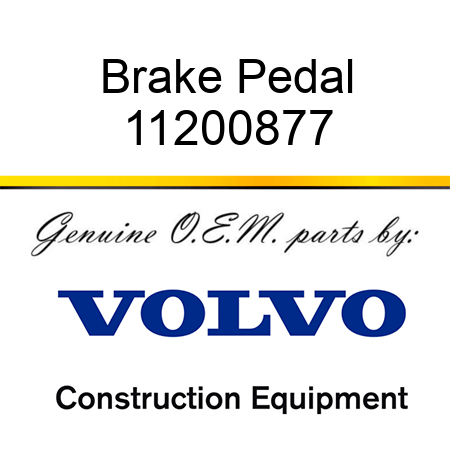 Brake Pedal 11200877