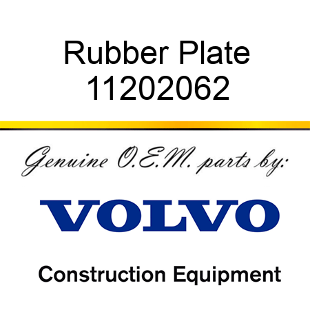 Rubber Plate 11202062