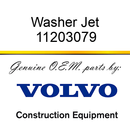 Washer Jet 11203079