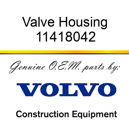 Valve Housing 11418042