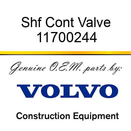 Shf Cont Valve 11700244