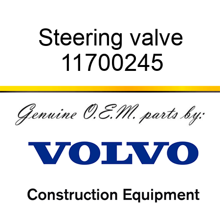 Steering valve 11700245