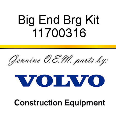 Big End Brg Kit 11700316