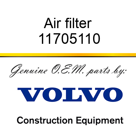 Air filter 11705110