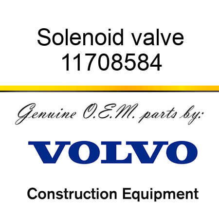 Solenoid valve 11708584