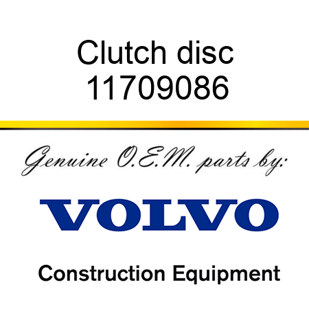 Clutch disc 11709086