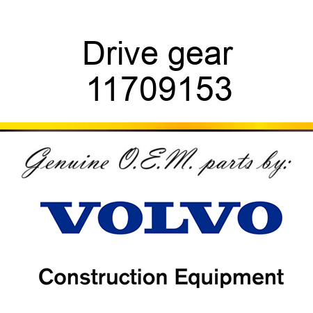 Drive gear 11709153