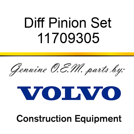 Diff Pinion Set 11709305