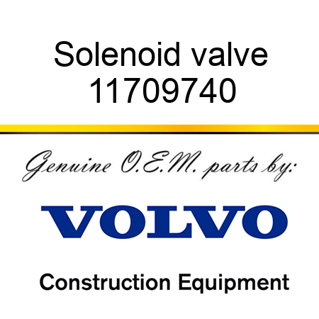 Solenoid valve 11709740