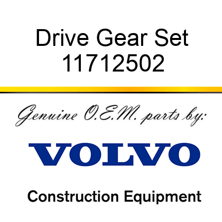 Drive Gear Set 11712502