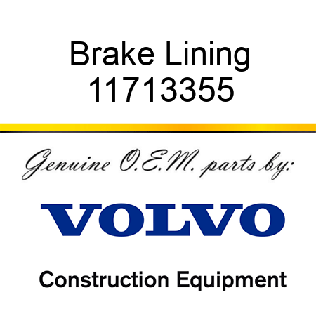 Brake Lining 11713355