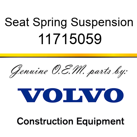 Seat Spring Suspension 11715059