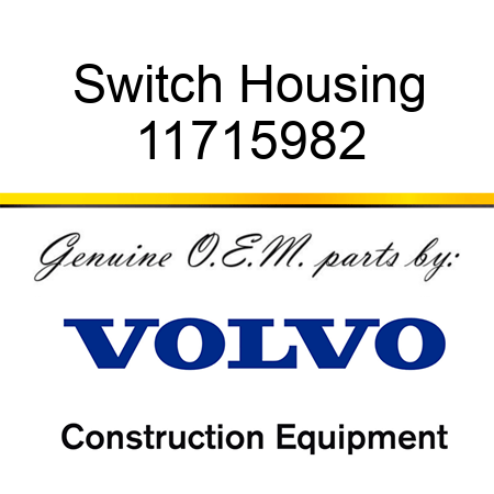 Switch Housing 11715982