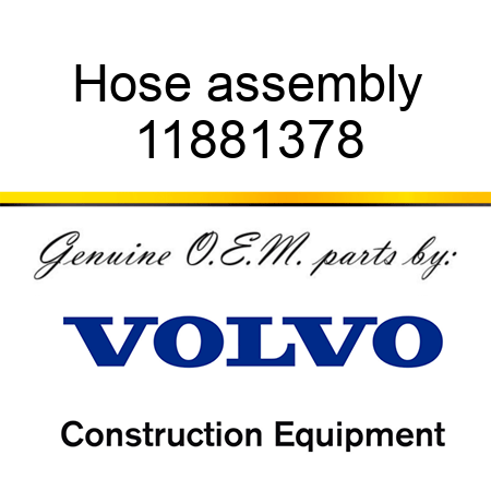 Hose assembly 11881378