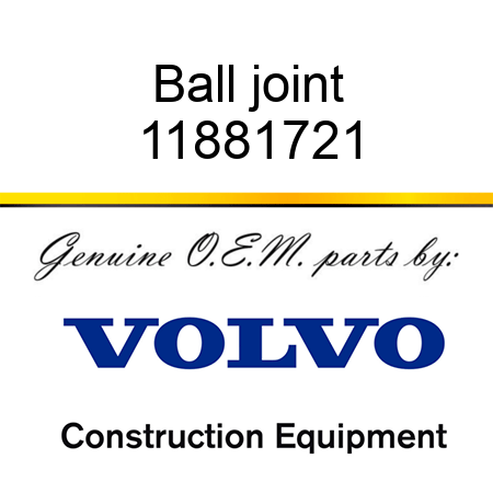 Ball joint 11881721