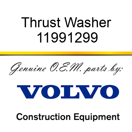 Thrust Washer 11991299