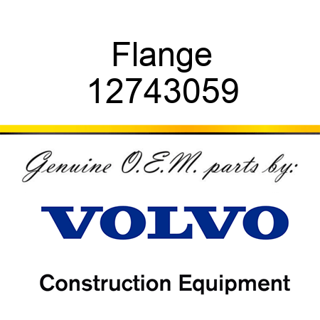 Flange 12743059