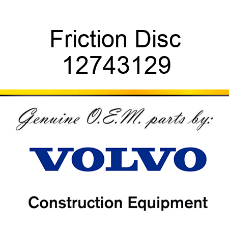 Friction Disc 12743129