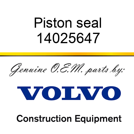 Piston seal 14025647