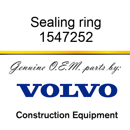 Sealing ring 1547252