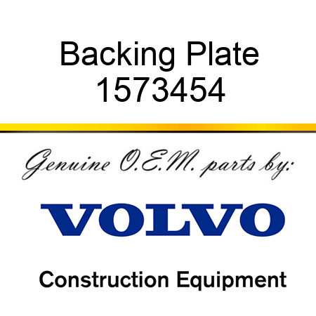 Backing Plate 1573454