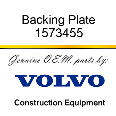 Backing Plate 1573455
