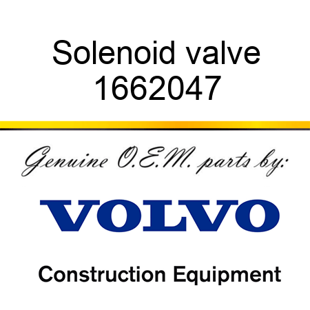 Solenoid valve 1662047