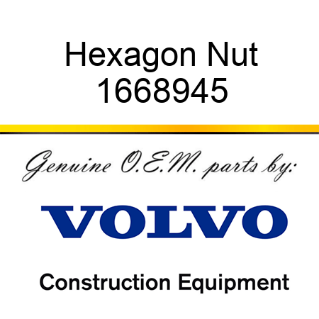 Hexagon Nut 1668945