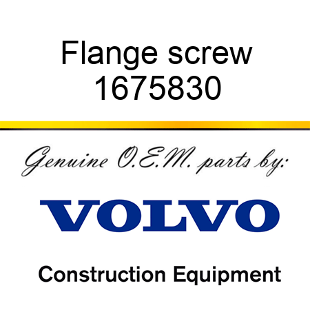 Flange screw 1675830