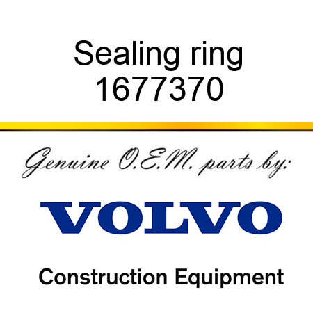 Sealing ring 1677370