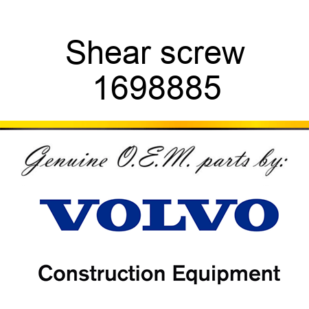 Shear screw 1698885