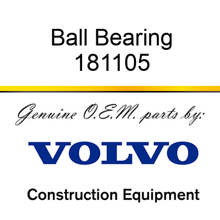 Ball Bearing 181105