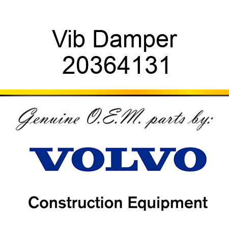 Vib Damper 20364131