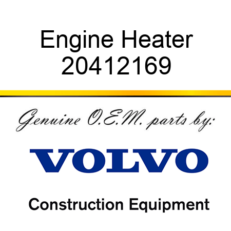 Engine Heater 20412169