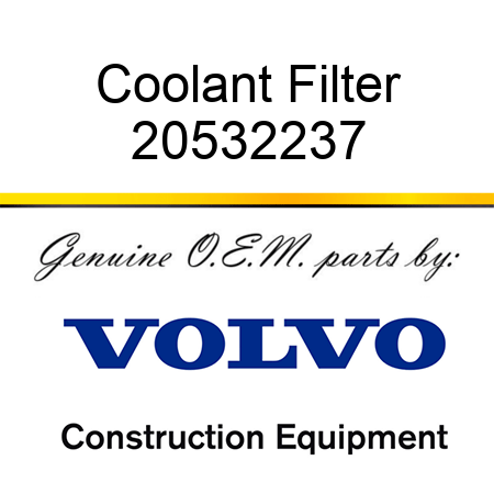 Coolant Filter 20532237