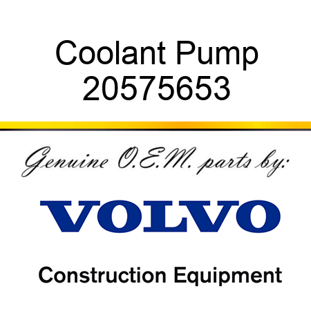 Coolant Pump 20575653
