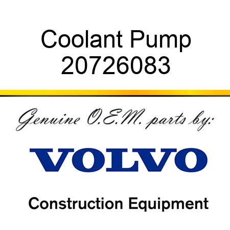 Coolant Pump 20726083