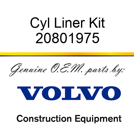 Cyl Liner Kit 20801975
