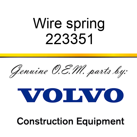 Wire spring 223351